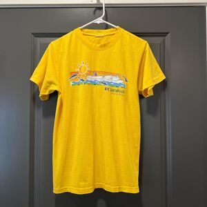 Carnival yellow tee Size S